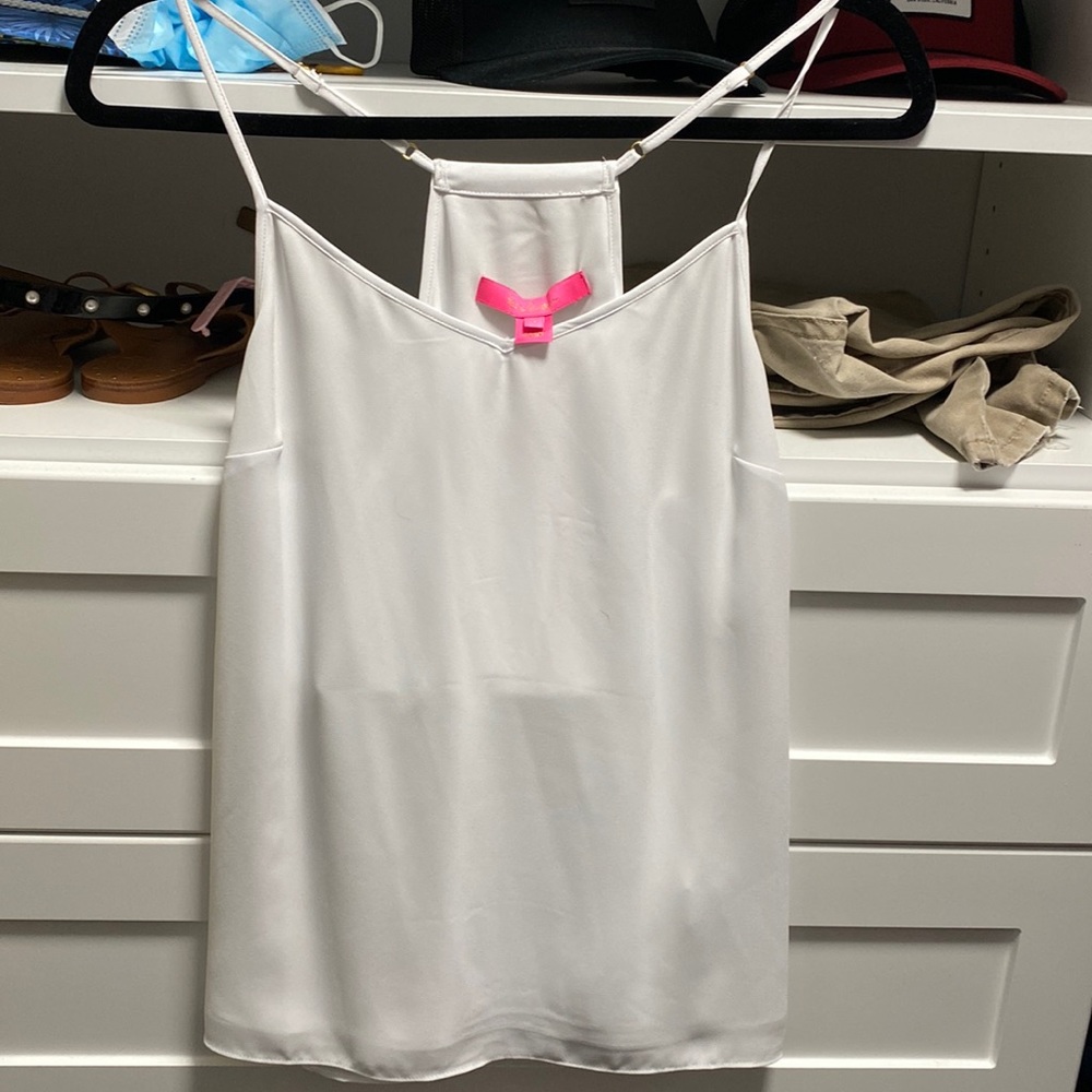 Lilly Pulitzer Resort White Tank - Size Small